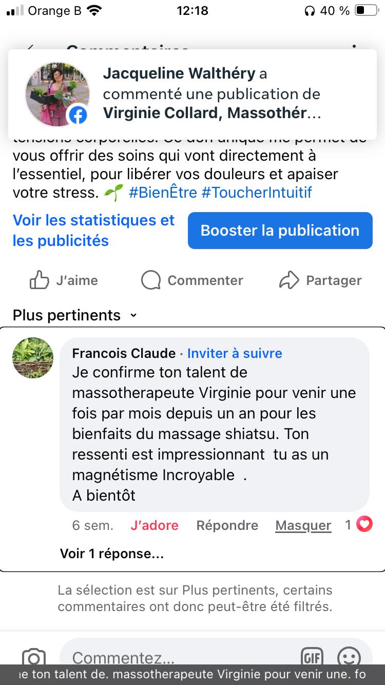 Témoignage authentique d’un client ayant retrouvé apaisement et légèreté